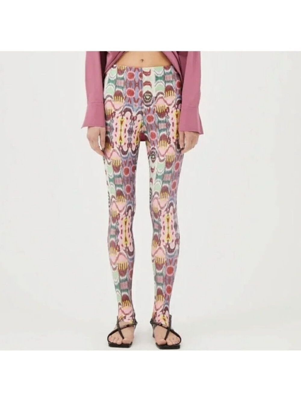 Maria Cher Olite Joy Abstract Multicolor High Rise Legging